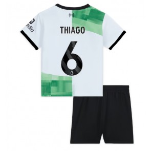 Liverpool Thiago Alcantara #6 Udebanesæt Børn 2023-24 Kort ærmer (+ korte bukser)